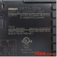 Japan (A)Unused,GRT1-OD8 デジタルI/Oユニット トランジスタ出力 8点 Ver.1.0,DeviceNet,OMRON