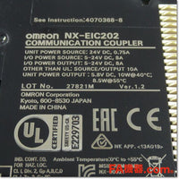 Japan (A)Unused,NX-EIC202 EtherNet/IP カプラユニットVer.1.2,Special Module,OMRON