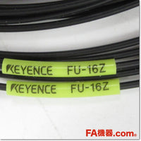 Japan (A)Unused,FU-16Z 2m fiber optic sensor module,KEYENCE 