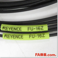 Japan (A)Unused,FU-16Z 2m ファイバユニット 透過型,Fiber Optic Sensor Module,KEYENCE