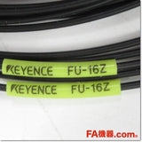 Japan (A)Unused,FU-16Z 2m fiber optic sensor module,KEYENCE 