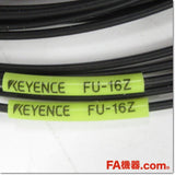 Japan (A)Unused,FU-16Z 2m ファイバユニット 透過型,Fiber Optic Sensor Module,KEYENCE