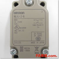 Japan (A)Unused,WLNJ-2-N 2回路リミットスイッチ フレキシブル・ロッド形 樹脂ロッドφ8,Limit Switch,OMRON 