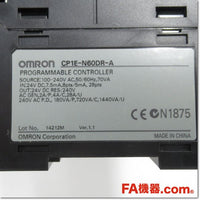 Japan (A)Unused,CP1E-N60DR-A CPUユニット Ver.1.1,CP1 Series,OMRON 