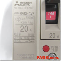 Japan (A)Unused,NF63-CVF 3P 20A ノーヒューズ遮断器,MCCB 3 Poles,MITSUBISHI 