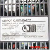 Japan (A)Unused,CJ1W-PA202 AC電源ユニット AC100-240V,Power Supply Module,OMRON