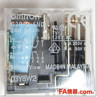 Japan (A)Unused,G2R-2-SND DC24V ミニパワーリレー プラグイン端子タイプ,Mini Power Relay <G2R-S>,OMRON