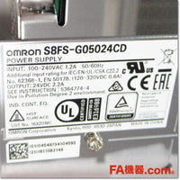 Japan (A)Unused,S8FS-G05024CD スイッチング・パワーサプライ 24V 2.2A カバー付き DINレール取りつけ,DC24V Output,OMRON