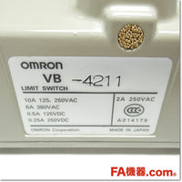 Japan (A)Unused,VB-4211 マルチプル・リミットスイッチ ローラ・プランジャ形 4連,Limit Switch,OMRON