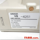 Japan (A)Unused,VB-4251 マルチプル・リミットスイッチ ローラ・プランジャ形 4連,Limit Switch,OMRON