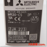 Japan (A)Unused,MB30-CS 2P 10A  モータブレーカ,MCCB 2-Pole,MITSUBISHI