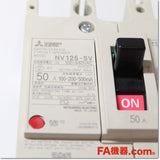 Japan (A)Unused,NV125-SV 3P 50A 100/200/500mA Japanese equipment,Earth Leakage Breaker 3-Pole,MITSUBISHI 