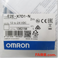 Japan (A)Unused,E2E-X7D1-N 2m Japanese equipment M18 NO,Amplifier Built-in Proximity Sensor,OMRON 