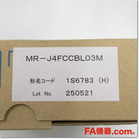 Japan (A)Unused,MR-J4FCCBL03M Japanese series Peripherals 0.3m,MR Series Peripherals,MITSUBISHI 