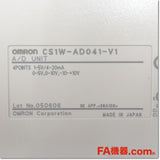 Japan (A)Unused,CS1W-AD041-V1 アナログ入力ユニット 4ch,Analog Module,OMRON