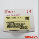 Japan (A)Unused,ASLW3223SDG-243 φ22 照光セレクタスイッチ 2a1b  AC/DC24V 3ノッチ 各位置停止,Selector Switch,IDEC