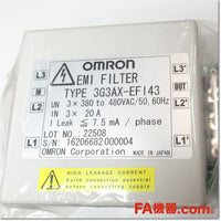 Japan (A)Unused,3G3AX-EFI43 インバータ用 EMC用ノイズフィルタ,OMRON,OMRON
