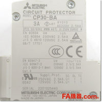Japan (A)Unused,CP30-BA 2P 1-M 3A circuit protector 1-Pole,MITSUBISHI 