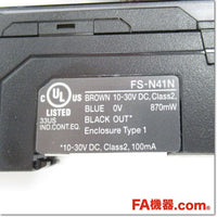Japan (A)Unused,FS-N41N 2m デジタルファイバアンプ ケーブルタイプ 親機,Fiber Optic Sensor Amplifier,KEYENCE