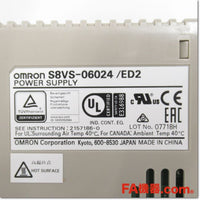 Japan (A)Unused,S8VS-06024 accessories DC24V 2.5A,DC24V Output,OMRON 