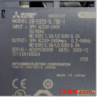 Japan (A)Unused,FR-E820-0.75K-1 Japanese radio 200V Japanese radio FM,MITSUBISHI,MITSUBISHI 