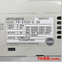 Japan (A)Unused,FR-E520-0.2K インバータ 三相200V,MITSUBISHI,MITSUBISHI
