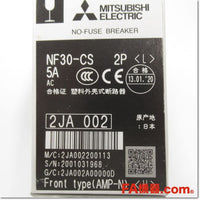 Japan (A)Unused,NF30-CS 2P 5A Japanese equipment,MCCB 2-Pole,MITSUBISHI 