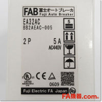 Japan (A)Unused,EA32AC 2P 5A オートブレーカ,MCCB 2-Pole,Fuji