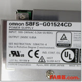 Japan (A)Unused,S8FS-G01524CD スイッチング・パワーサプライ 24V 0.65A カバー付き/DINレール取りつけ,DC24V Output,OMRON