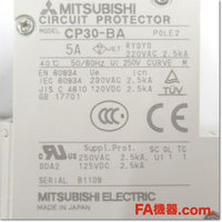 Japan (A)Unused,CP30-BA 2P 1-M 5A サーキットプロテクタ,Circuit Protector 2-Pole,MITSUBISHI
