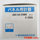 Japan (A)Unused,QS60 DAK 001MNX 0-200A meter,Ammeter,KASUGA 