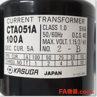 Japan (A)Unused,CTA051A 計器用変流器 100/5A,Potential Transformer,KASUGA 