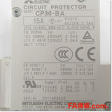 Japan (A)Unused,CP30-BA 2P 1-M 15A circuit protector 2-Pole,MITSUBISHI 