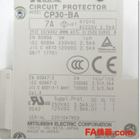 Japan (A)Unused,CP30-BA 2P 1-M 7A,Circuit Protector 2-Pole,MITSUBISHI 