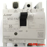 Japan (A)Unused,NF50-FAU 3P 50A ノーヒューズ遮断器,MCCB 3 Poles,MITSUBISHI