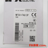 Japan (A)Unused,NF50-FAU 3P 50A ノーヒューズ遮断器,MCCB 3 Poles,MITSUBISHI