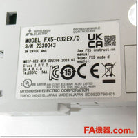 Japan (A)Unused,FX5-C32EX/D 入力ユニット コネクタタイプ 32点,I/O Module,MITSUBISHI