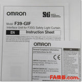 Japan (A)Unused,F39-GIF セーフティライトカーテン インターフェースユニット,Safety Light Curtain,OMRON