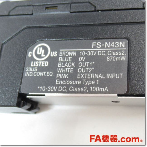 Japan (A)Unused,FS-N43N 2m デジタルファイバアンプ ケーブルタイプ 親機,อะไหล่เครื่องจักร ...