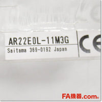 Japan (A)Unused,AR22E0L-11M3G φ22 照光押しボタンスイッチ 突形 1a1b AC200-220V,Illuminated Push Button Switch,Fuji