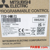 Japan (A)Unused,FX3U-64MR/ES シーケンサ基本ユニット AC電源 DC入力32点 リレー出力32点,Main Module,MITSUBISHI