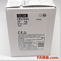 Japan (A)Unused,EW32AAG 2P 5A 30mA 漏電遮断器,Earth Leakage Circuit Breaker 2-Pole,Fuji 