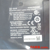 Japan (A)Unused,GC-S1R セーフティコントローラ 安全リレー出力ユニット,Safety Module / I / O Terminal,KEYENCE