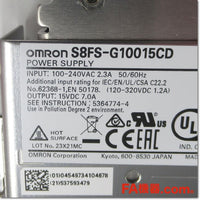 Japan (A)Unused,S8FS-G10015CD accessories DC15V 7A,DC15V Output,OMRON 