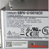 Japan (A)Unused,S8FS-G10015CD スイッチング・パワーサプライ DC15V 7A,DC15V Output,OMRON