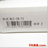 Japan (A)Unused,M22-CW-T2 φ22/25mm共用 表示灯 AC200/220V 正方形 突出形 白,Indicator<lamp> ,OMRON </lamp>