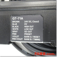 Japan (A)Unused,GT-71A 汎用接触式デジタルセンサ アンプユニット DINレールタイプ 親機,Contact Displacement Sensor,KEYENCE