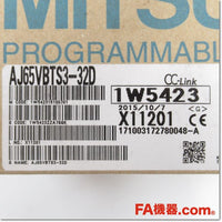Japan (A)Unused,AJ65VBTS3-32D CC-Link小形タイプリモートI/Oユニット DC入力32点 スプリングクランプ端子台タイプ,CC-Link / Remote Module,MITSUBISHI