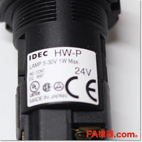 Japan (A)Unused,HW1P-2Q4PW φ22 パイロットライト 突形 LED照光 AC/DC24V,Indicator <Lamp>,IDEC