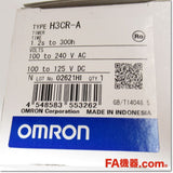 Japan (A)Unused,H3CR-A 0.05s-300h AC100-240V/DC100-125V ソリッドステート・タイマ,Timer,OMRON